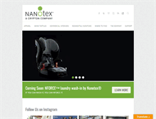 Tablet Screenshot of nanotex.com